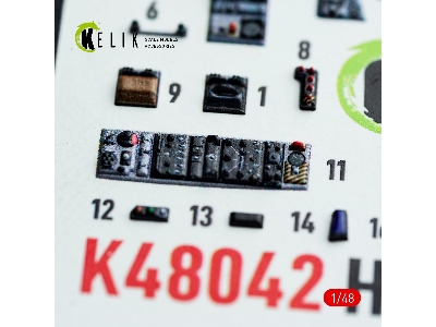Harrier Gr1 / Gr3 - Interior 3d Decals (For Kinetic Kits) - zdjęcie 9