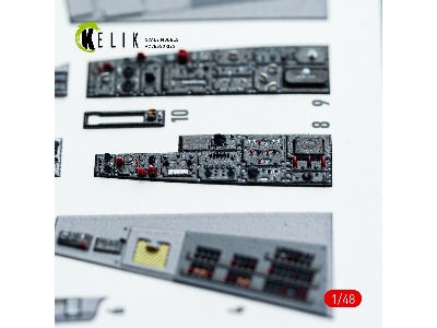 Convair F-106 A Delta Dart- Interior 3d Decals (For Trumpeter Kits) - zdjęcie 4