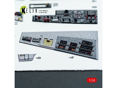 Convair F-106 A Delta Dart- Interior 3d Decals (For Trumpeter Kits) - zdjęcie 5