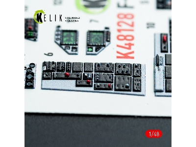 Lockheed Martin F-16 F Block 60 - Interior 3d Decals (For Hasegawa Kits) - zdjęcie 3