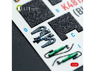 Lockheed Martin F-16 F Block 60 - Interior 3d Decals (For Hasegawa Kits) - zdjęcie 4