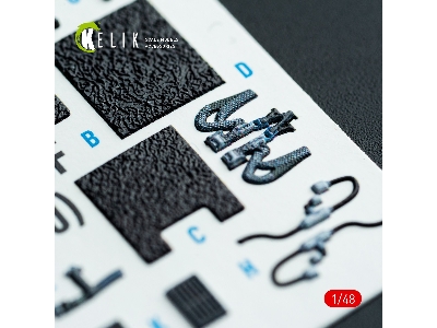 Lockheed Martin F-16 F Block 60 - Interior 3d Decals (For Hasegawa Kits) - zdjęcie 5