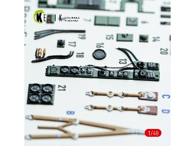 Bristol Beaufighter Mk.Vi - Interior 3d Decals (For Tamiya Kits) - zdjęcie 4