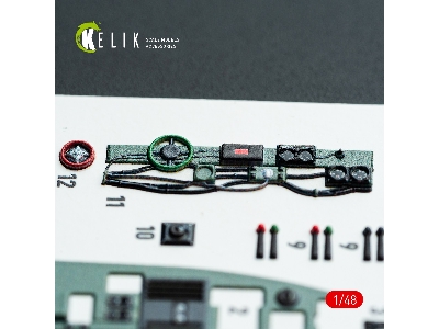 Bristol Beaufighter Mk.Vi - Interior 3d Decals (For Tamiya Kits) - zdjęcie 7