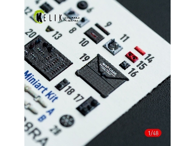 Republic P-47d - 25re / 28ra- Interior 3d Decals (For Miniart Kits) - zdjęcie 6