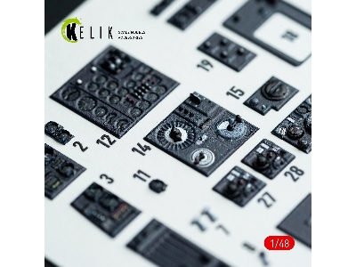 Dornier Do-217 K/M - Interior 3d Decals (For Icm Kits) - zdjęcie 4