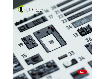 Dornier Do-217 K/M - Interior 3d Decals (For Icm Kits) - zdjęcie 7