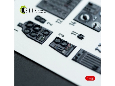 Dornier Do-217 K/M - Interior 3d Decals (For Icm Kits) - zdjęcie 8