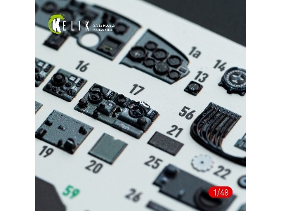 Dornier Do-217 N/J - Interior 3d Decals (For Icm Kits) - zdjęcie 4