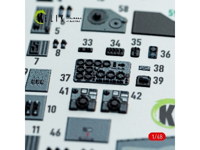 Dornier Do-217 N/J - Interior 3d Decals (For Icm Kits) - zdjęcie 5