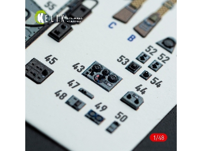 Dornier Do-217 N/J - Interior 3d Decals (For Icm Kits) - zdjęcie 8