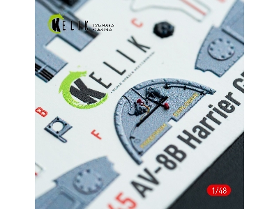 Mcdonnell Duglas Av-8 B Harrier - Interior 3d Decals (For Hasegawa Kits) - zdjęcie 7