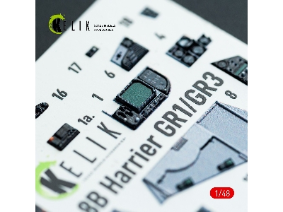 Mcdonnell Duglas Av-8 B Harrier - Interior 3d Decals (For Hasegawa Kits) - zdjęcie 10