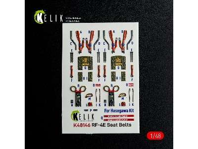 Mcdonnell Douglas Rf-4 E Phantom - Interior 3d-decals (For Hasegawa Kits) - zdjęcie 8