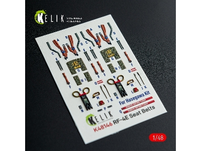 Mcdonnell Douglas Rf-4 E Phantom - Interior 3d-decals (For Hasegawa Kits) - zdjęcie 9