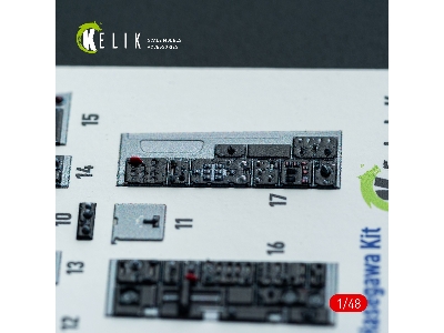 Mcdonnell Douglas Rf-4 E Phantom - Interior 3d-decals (For Hasegawa Kits) - zdjęcie 13