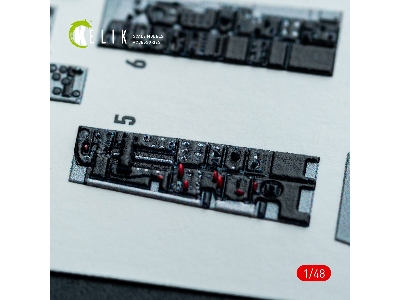 Mcdonnell Douglas Rf-4 E Phantom - Interior 3d-decals (For Hasegawa Kits) - zdjęcie 15