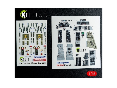 Mcdonnell Douglas F-4 J/S Phantom - Interior 3d-decals (For Hasegawa Kits) - zdjęcie 1