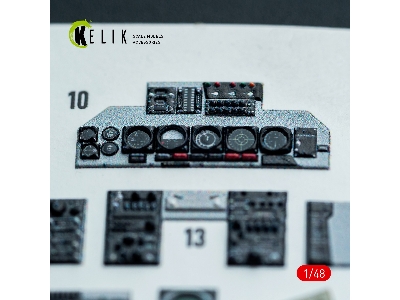 Mcdonnell Douglas F-4 J/S Phantom - Interior 3d-decals (For Hasegawa Kits) - zdjęcie 3
