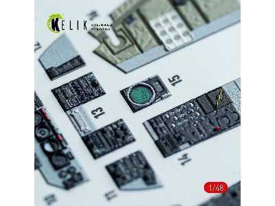 Mcdonnell Douglas F-4 J/S Phantom - Interior 3d-decals (For Hasegawa Kits) - zdjęcie 10