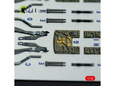 Mcdonnell Douglas F-4 E Phantom - Interior 3d-decals (For Hasegawa Kits) - zdjęcie 3