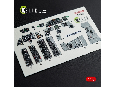 Mcdonnell Douglas F-4 E Phantom - Interior 3d-decals (For Hasegawa Kits) - zdjęcie 6