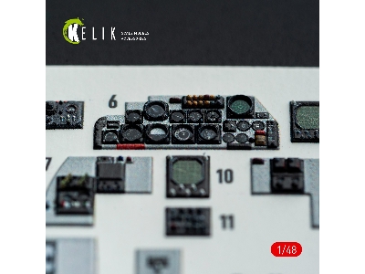 Mcdonnell Douglas F-4 E Phantom - Interior 3d-decals (For Hasegawa Kits) - zdjęcie 7