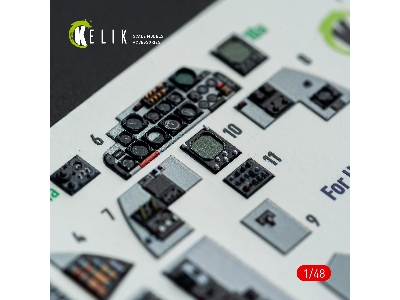 Mcdonnell Douglas F-4 E Phantom - Interior 3d-decals (For Hasegawa Kits) - zdjęcie 10
