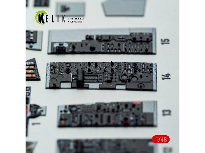 Mcdonnell Douglas F-4 E Phantom - Interior 3d-decals (For Hasegawa Kits) - zdjęcie 12
