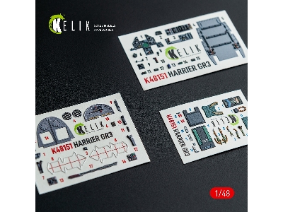 Bae Harrier Gr.3 - Interior 3d-decals (For Kinetic Kits) - zdjęcie 2