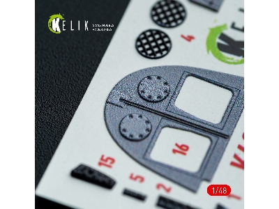 Bae Harrier Gr.3 - Interior 3d-decals (For Kinetic Kits) - zdjęcie 6