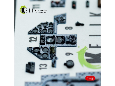 Mcdonnell Douglas Av-8 A Harier (Early) - Interior 3d-decals (For Kinetic Kits) - zdjęcie 3