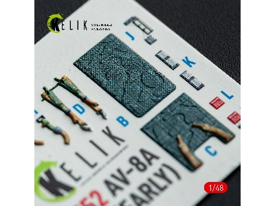 Mcdonnell Douglas Av-8 A Harier (Early) - Interior 3d-decals (For Kinetic Kits) - zdjęcie 8