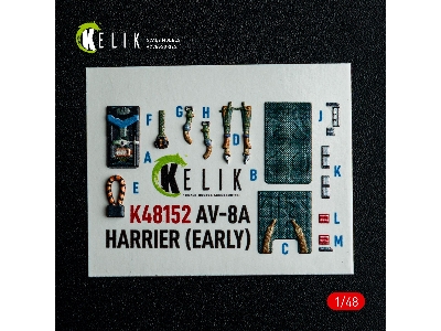 Mcdonnell Douglas Av-8 A Harier (Early) - Interior 3d-decals (For Kinetic Kits) - zdjęcie 11