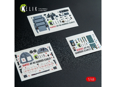 Mcdonnell Douglas Av-8 A Harier (Early) - Interior 3d-decals (For Kinetic Kits) - zdjęcie 12