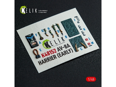 Mcdonnell Douglas Av-8 A Harier (Early) - Interior 3d-decals (For Kinetic Kits) - zdjęcie 14