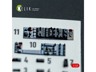 Mcdonnell Douglas Av-8 A Harier (Early) - Interior 3d-decals (For Kinetic Kits) - zdjęcie 16