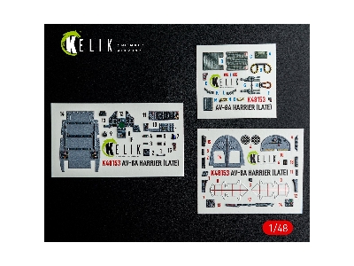 Mcdonnell Douglas Av-8 A Harier (Late) - Interior 3d-decals (For Kinetic Kits) - zdjęcie 6