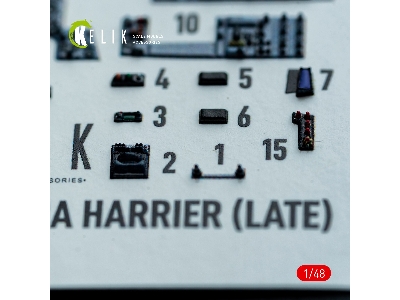 Mcdonnell Douglas Av-8 A Harier (Late) - Interior 3d-decals (For Kinetic Kits) - zdjęcie 11