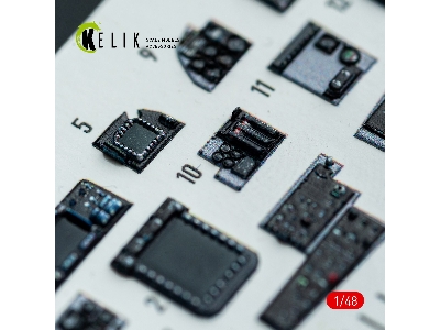Grumman F-14 A Tomcat - Interior 3d-decals (For Gwh Kits) - zdjęcie 14