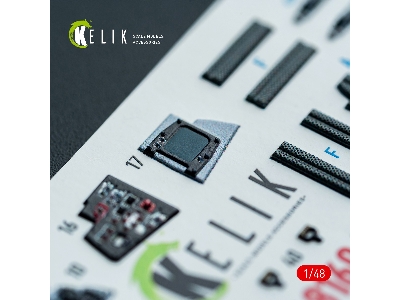 Grumman F-14 A Tomcat - Interior 3d-decals (For Hasegawa Kits) - zdjęcie 3