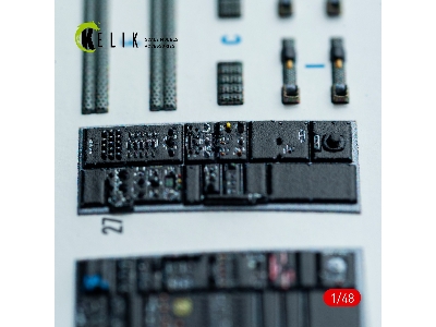 Grumman F-14 A Tomcat - Interior 3d-decals (For Gwh Kits) - zdjęcie 3