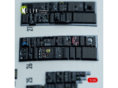 Grumman F-14 A Tomcat - Interior 3d-decals (For Gwh Kits) - zdjęcie 4