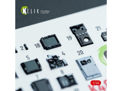 Grumman F-14 A Tomcat - Interior 3d-decals (For Gwh Kits) - zdjęcie 7