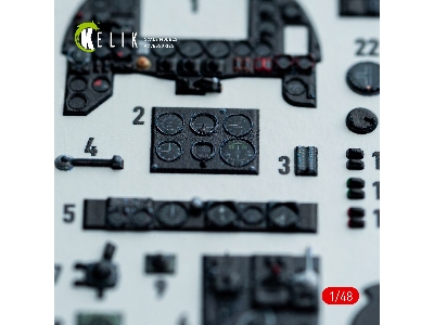 Handley Page Hampden B.Mk.1 - Interior 3d-decals (For Icm Kits) - zdjęcie 7