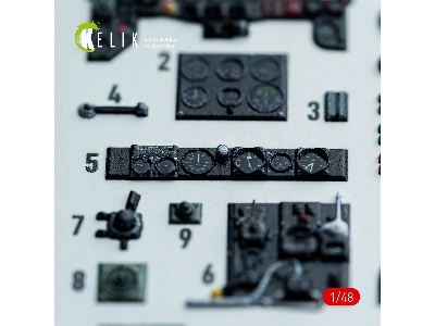 Handley Page Hampden B.Mk.1 - Interior 3d-decals (For Icm Kits) - zdjęcie 8