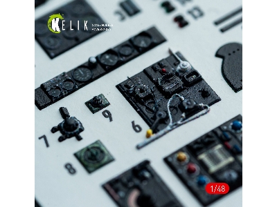 Handley Page Hampden B.Mk.1 - Interior 3d-decals (For Icm Kits) - zdjęcie 9