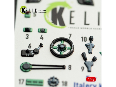 Macchi C.200 Saetta - Interior 3d-decals (For Italeri Kits) - zdjęcie 4