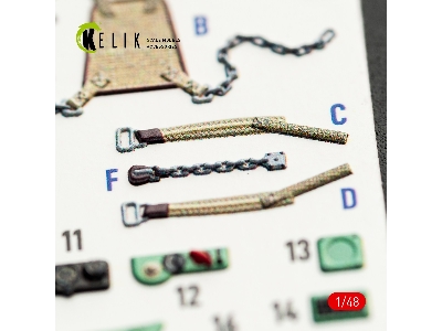 Macchi C.200 Saetta - Interior 3d-decals (For Italeri Kits) - zdjęcie 6