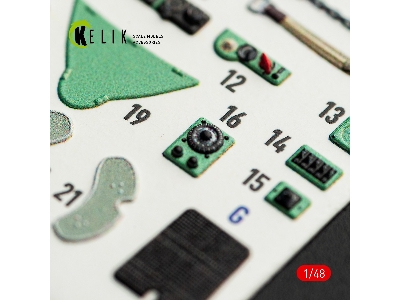 Macchi C.200 Saetta - Interior 3d-decals (For Italeri Kits) - zdjęcie 7